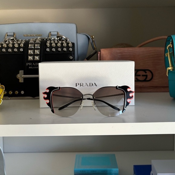 PRADA PR 59VS Flame Sunglasses - Ornate Collection - Picture 2 of 10